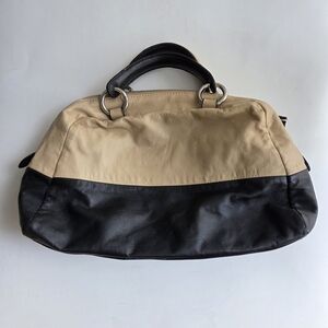 Staccato | Two-tone Leather Bowler Bag